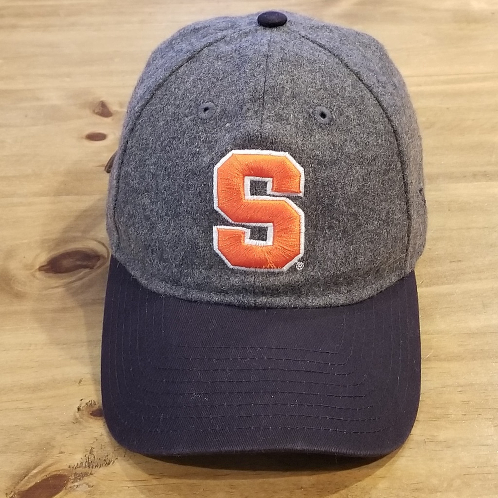 Syracuse Orange Hat Cap New Era Wool Gray S Logo College 9Forty